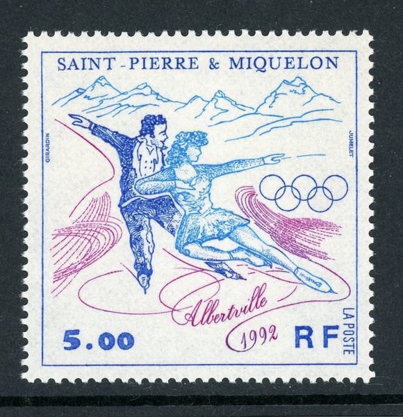 St. Pierre & Miquelon Scott #577 MNH OLYMPICS 1992 Albertville CV$2+