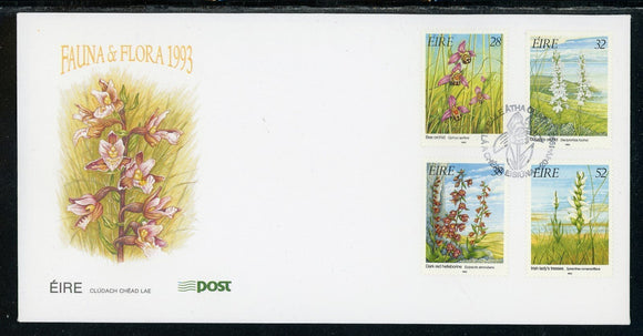 Ireland Scott #891-894 FIRST DAY COVER Orchids Flowers FLORA $$
