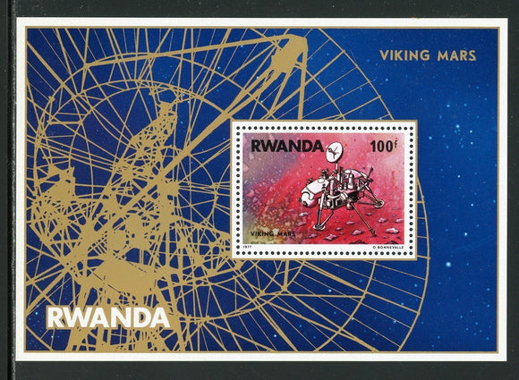 Rwanda Scott #827 MNH S/S Viking Mars Mission SPACE CV$60+