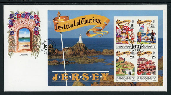 Jersey Scott #539a FIRST DAY COVER Festival of Tourism $$
