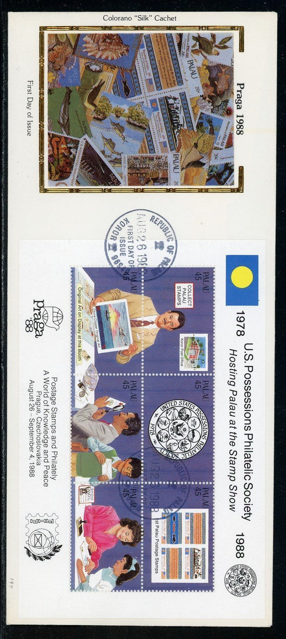 Palau Scott #197 FIRST DAY COVER US Possessions Philatelic Society $$