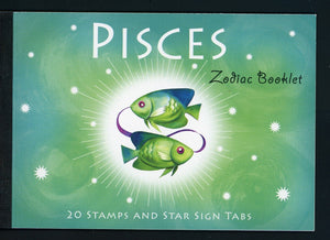 Australia Note after Scott #2115a MNH BOOKLET Pisces Horoscope Flowers CV$30+