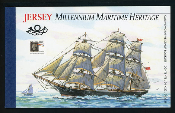 Jersey Scott #950f MNH PRESTIGE BOOKLET BKLT 2000 Maritime Heritage $$