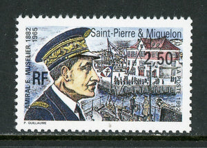 St. Pierre & Miquelon Scott #576 MNH Vice Admiral Emile Henri Muselier $$