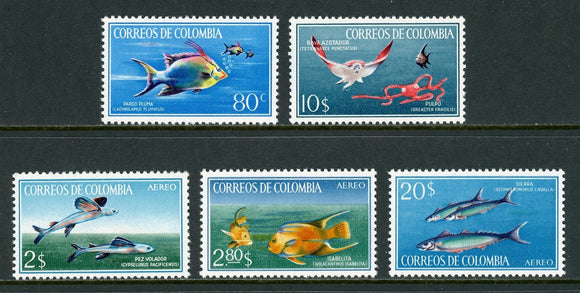 Colombia Scott #760//C483 MNH Fishes FAUNA CV$27+