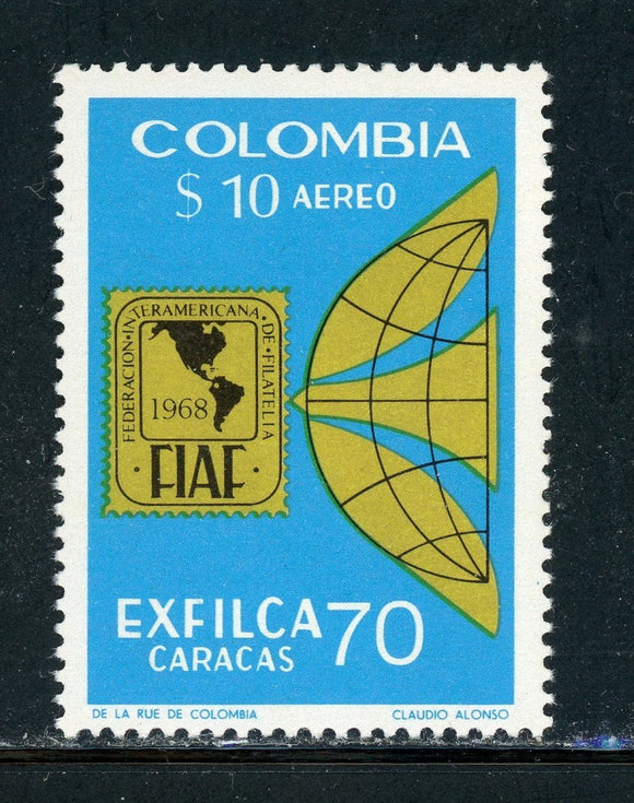 Colombia Scott #C532 MNH EXFILCA '70 Stamp EXPO CV$4+