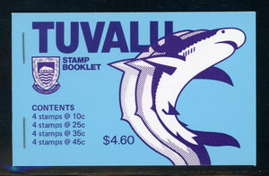 Tuvalu Scott #96-113NOTE1 MNH BOOKLET Fish FAUNA 10c 25c 35c 45c in Blocks CV$9+ os1 *SEE DESCRIPTION BELOW