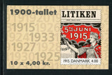 Denmark Note after Scott #1173 MNH BOOKLET COMPLETE Women's Suffrage CV$14+