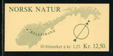 Norway Scott #678a MNH BOOKLET COMPLETE Nature 1.25k Wild Flowers CV$12+