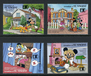 St. Vincent Grenadines Scott #835-838 MNH Columbian Stamp EXPO Disney CV$8+