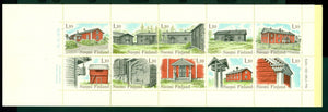 Finland Scott #626 MNH BOOKLET COMPLETE Farm Houses CV$8+