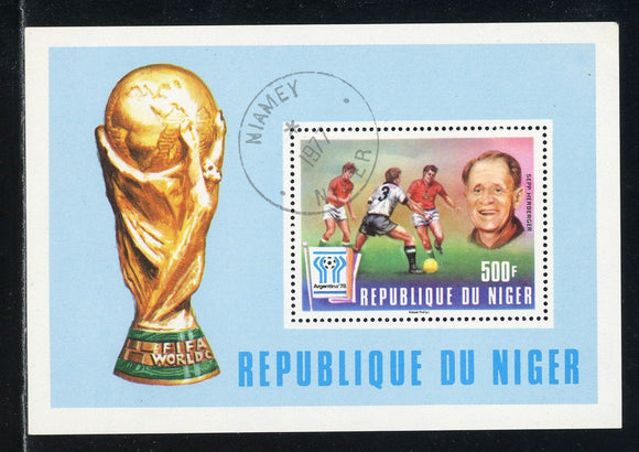 Niger Scott #458 U S/S WORLD CUP 1978 Argentina Soccer Football $$