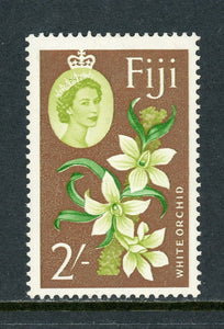 Fiji Scott #184 MVLH Flowers Orchids FLORA 2sh CV$11+
