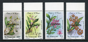 St. Vincent Scott #803-806 MNH SPECIMEN Orchids Flowers FLORA $$