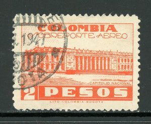 Colombia Scott #C144 U National Capitol Bogotá CV$2+