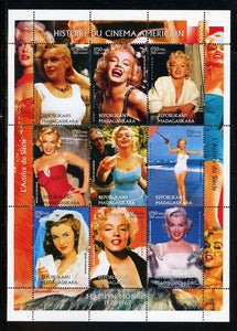 Madagascar OS #1 MNH S/S Marilyn Monroe Film Star $$