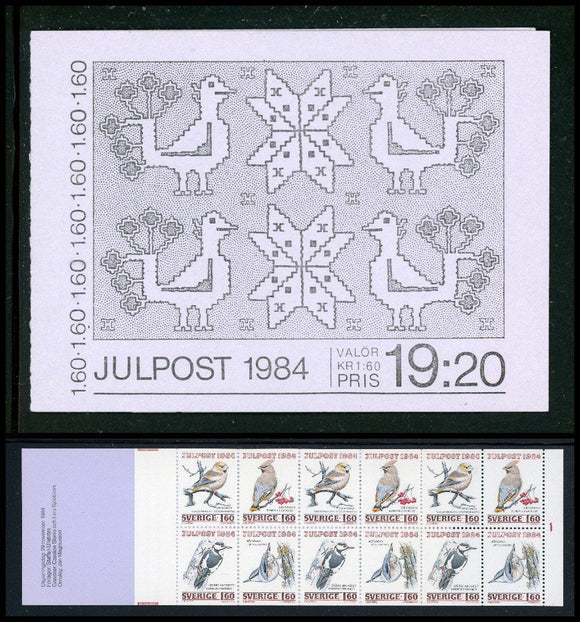Sweden Scott #1520a MNH BOOKLET Christmas 1984 CV$15+ TH-1