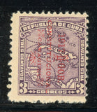 Cuba MH Selections: EDIFIL #FN197 3c Map GOB Constitucional CAMAGUEY CV€300+
