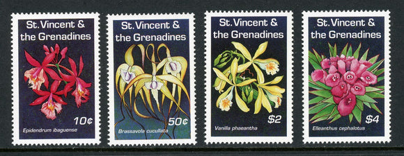 St. Vincent Scott #2035//2041 MNH Orchid Flowers FLORA $$