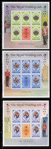 Sierra Leone Scott #510//516 MLH SHEETS Prince Charles Lady Diana Wedding CV$11+