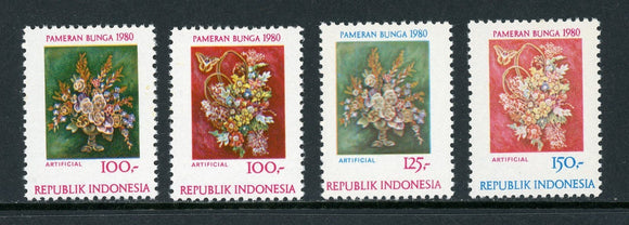 Indonesia Scott #1074//1080b MNH Flowers FLORA CV$4+