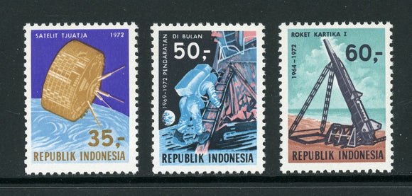 Indonesia Scott #819-821 MNH Space Achievements CV$9+