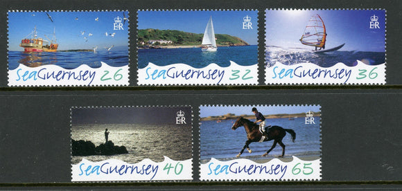 Guernsey Scott #875-879 MNH SeaGuerney CV$6+