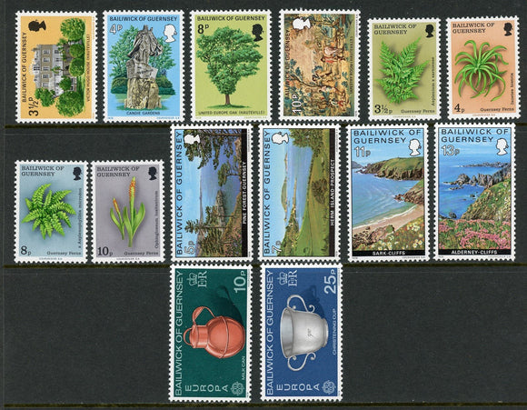 Guernsey Assortment #5 MNH 1970's Pictorial Sets and Singles $$