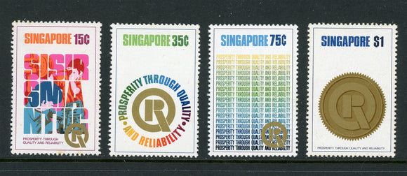 Singapore Scott #167-170 MLH Quality and Reliability CV$7+