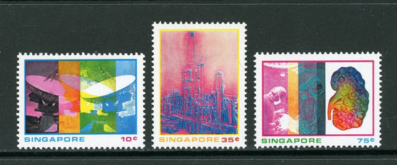 Singapore Scott #229-231 MNH Science and Industry CV$5+