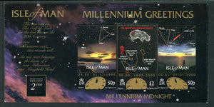 Isle of Man OS #27 SOUVENIR FOLDER Millennium Constellations $$