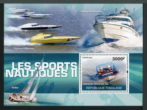 Togo Yvert Blocs #412 MNH S/S Nautical Sports CV$18+ TH-1