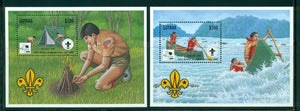 Guyana Scott #2968-2969 MNH S/S 1995 Boy Scout Jamboree Netherlands CV$8+