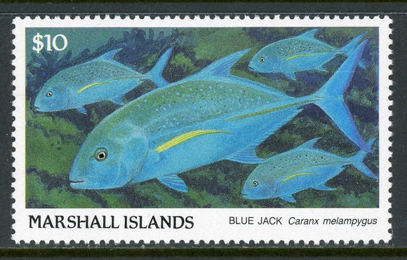 Marshall Islands Scott #184 MNH Blue Jack Fish $10 FAUNA CV$16+