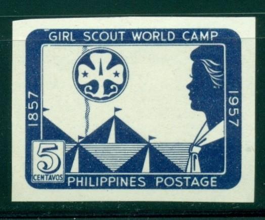 Philippines Scott #637 IMPERF MNH Girl Scout Emblem $$