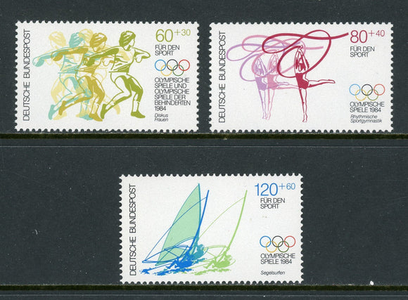 Germany Scott #B620-B622 MNH OLYMPICS 1984 Los Angeles CV$7+ ISH-1