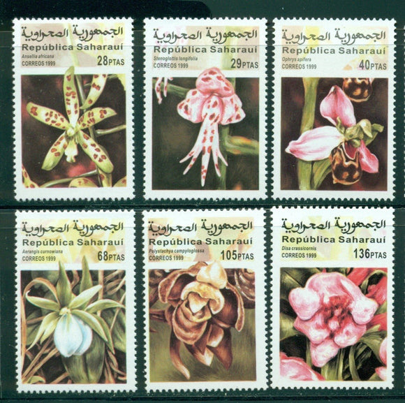 Sahara R. A. S. D. OS #12 MNH Orchids Flowers FLORA $$