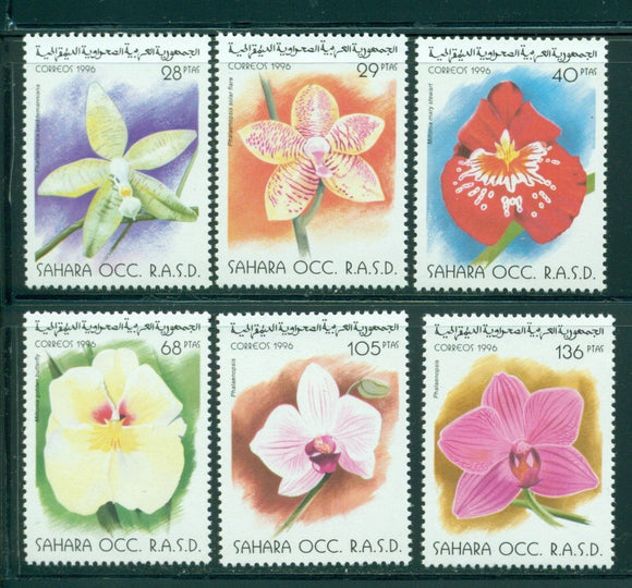 Sahara R. A. S. D. OS #22 MNH Flowers FLORA $$