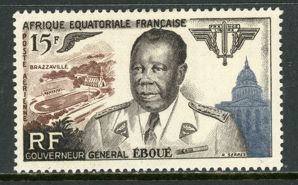 French Equatorial Africa Scott #C42 MH General Éboué CV$6+