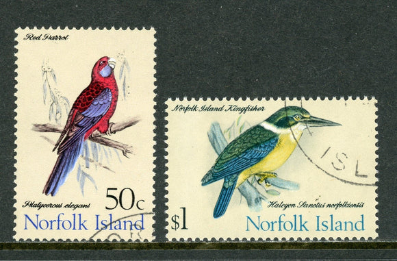 Norfolk Island Scott #139-140 Used Birds FAUNA CV$8+