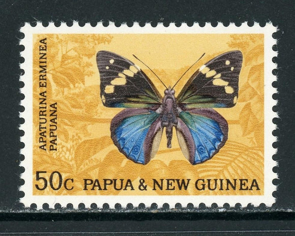 Papua New Guinea Scott #218 MNH Butterflies Insects FAUNA 50c CV$11+