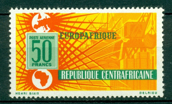 Central African Republic Scott #C25 MNH Euro Africa Industrial Cooperation $$