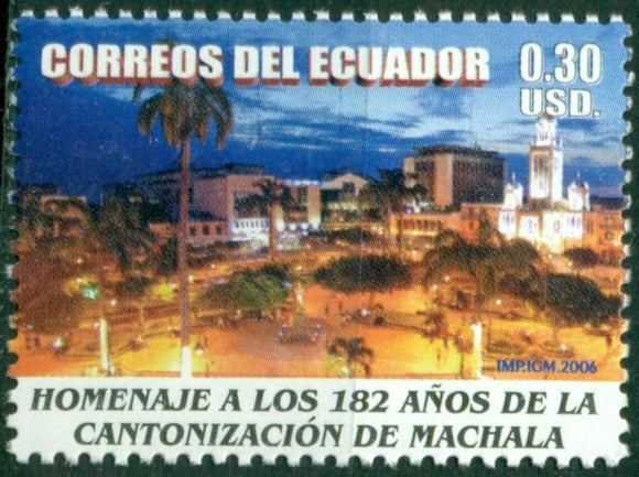 Ecuador Scott #1800 MNH Machala Canton 182nd ANN $$