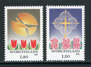 Finland Scott #730-731 MNH Christmas 1985 CV$2+