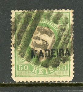 Madeira Scott #24 Used OVPT Madeira on King Luiz 50c grn CV$30+