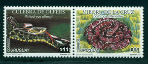 Uruguay Scott #1904 MNH PAIR Snakes FAUNA CV$13+