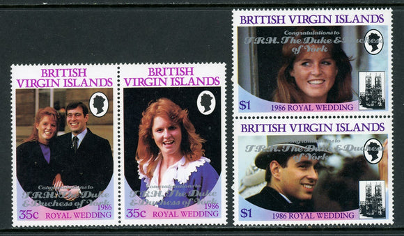 Virgin Islands note after Scott #540 MNH OVPT on Royal Wedding $$