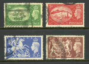 Great Britain Scott #286-289 USED King George VI 2sh6p - 1£ CV$25+ ISH-3