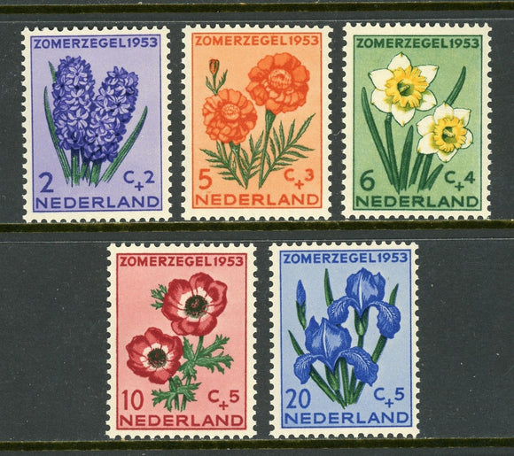 Netherlands Scott #B249-B253 MNH Flowers FLORA CV$16+ ISH-1