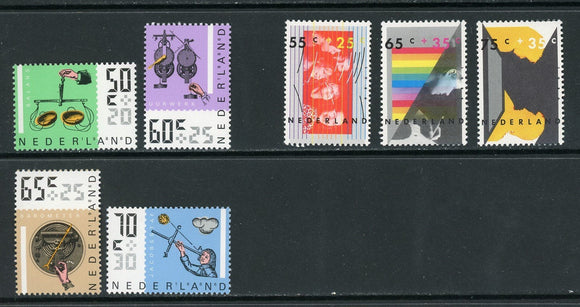 Netherlands Scott #B619-B625 MNH Two Commemorative Sets CV$4+ ISH-1